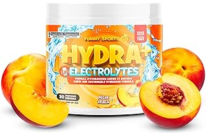 Yummy Sports Hydra+ Electrolyte – Instant & Long-Lasting Hydration - Electrolyte Powder with Himalayan salt, Coconut Water Po