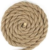 Tenn Well 18mm Jute Rope 10m Natural Thick Strong Garden Craft Brown view 5