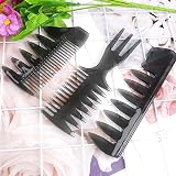 Lanjue 3-Piece Men's Styling Comb Set Black Pompadour Wide Tooth for Wet Curly view 8