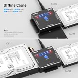 FIDECO USB 3.0 to SATA IDE Adapter for 2.5/3.5" HDD SSD & Clone Function view 3