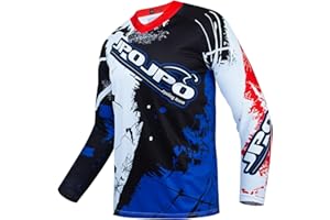 JPOJPO Kids Cycling Jersey Downhill Shirts 4-14 Years for Girls Boys Clothing Long Sleeve Powersports Bike Child Bicycle BMX Tops