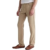 AG Adriano Goldschmied Men's Everett Slim Straight Linen Pant