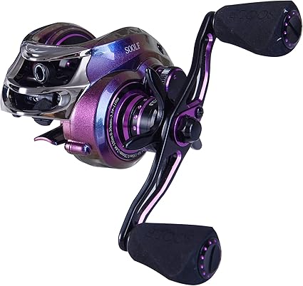 Purple baitcaster Clearance