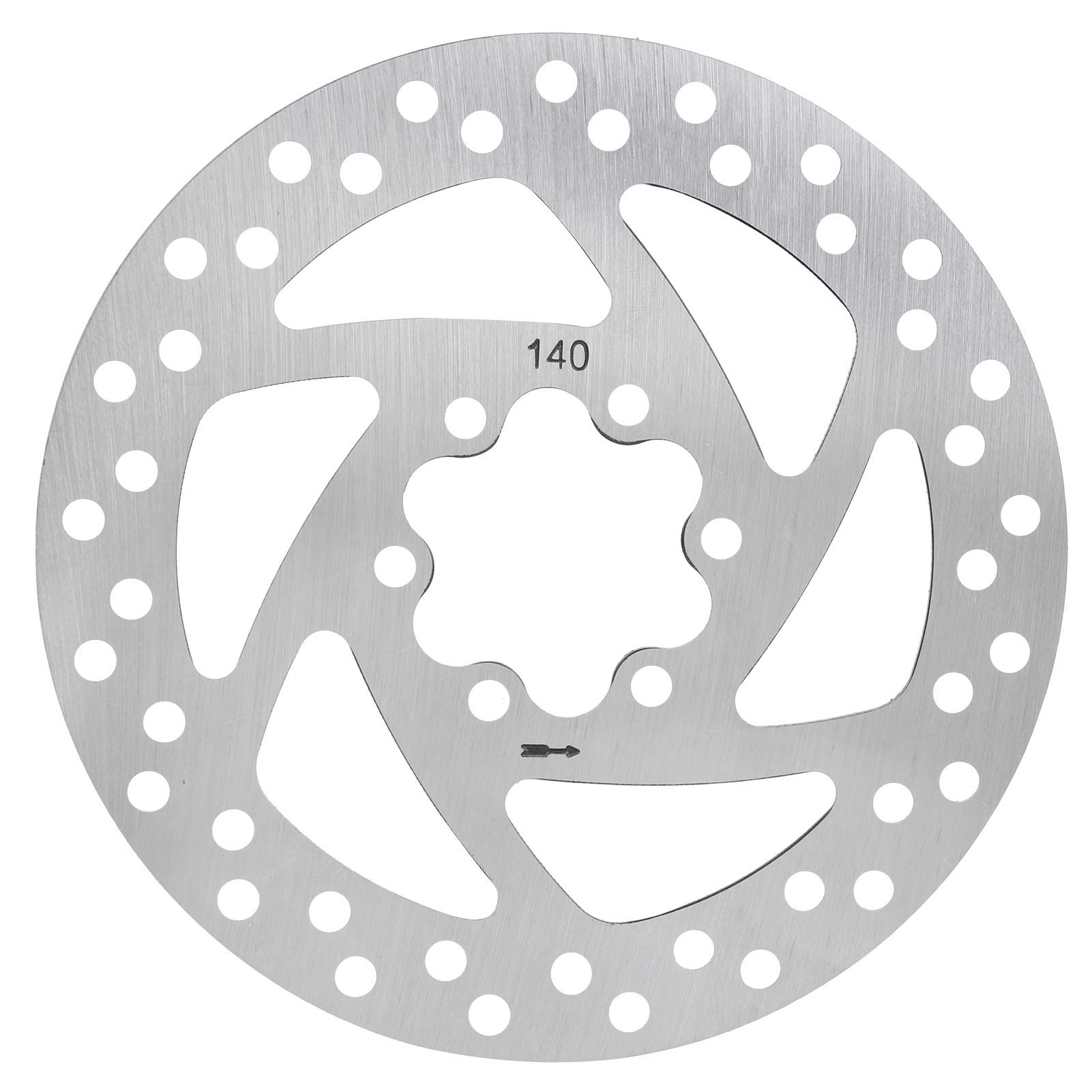 140mm Disc Brake Rotor e scooter brake disc Brake Pad Braking Part 5.5in OD 1.3in ID Brakerotor and Spare Parts Brakerotor Stainless Steel Rotors