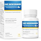 7 Way De-Wormer Chewable Tablets for Dogs &amp; Cats, Pyrantel Pamoate and Praziquantel Formula, for Cats and Kittens 2-16 Ibs, 50 Count