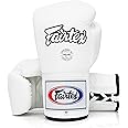 Fairtex BGL6 Handmade Leather Gloves| Optimal fist Closure with a Locked-Thumb Design| Premium Leather |Triple-Layered Foam |Lace-up Closure. Ideal for Boxing, MMA, and Kickboxing.
