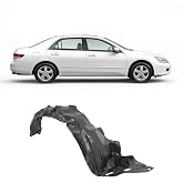 ALMULOO Fender Liner Compatible with 2003-2007 Accord | Front Right Passenger Side; Replacement for HO1249114 74101SDAA00 Wheel Liner Splash Guard Inner Panel Without Foam