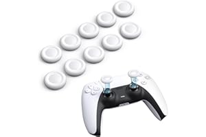 NEWDERY Joystick Replacement Grip Caps for PS5/PS4 Controller, for PS5/PS4 Thumb Grips Caps, Anti-Stickiness, Anti-Slip, Anti