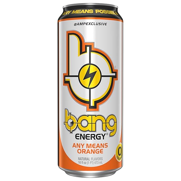 BANG, ENERGY DRINK ANY MEANS ORANGE, 16 FL OZ