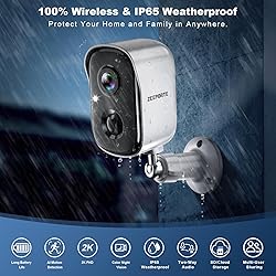 Security Cameras Wireless Outdoor, 2K Battery