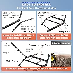 VEVOR Driveway Drag 74'' Width, Tow Behind Drag
