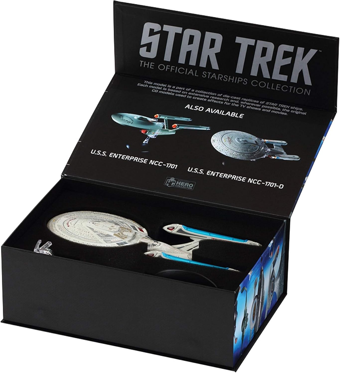 Star Trek The Official Starships Collection | U.S.S. Enterprise NCC-1701-E 10.5-inch XL Edition Model Ship Box by Eaglemoss Hero Collector: Toys & Games