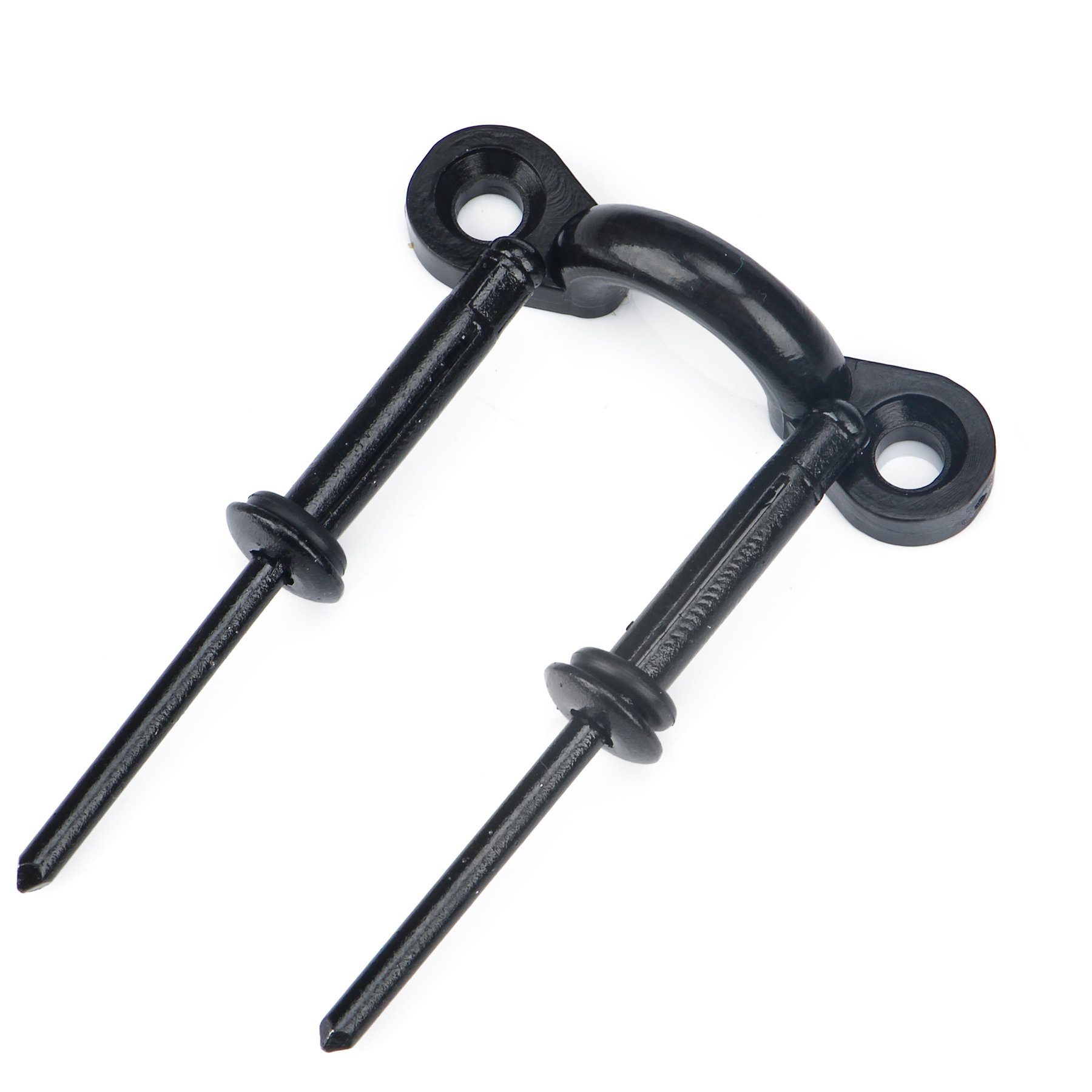 Booms Fishing MA1 Kayak Pad Eye TriGrip Rivet Kit, Black BSA Soar