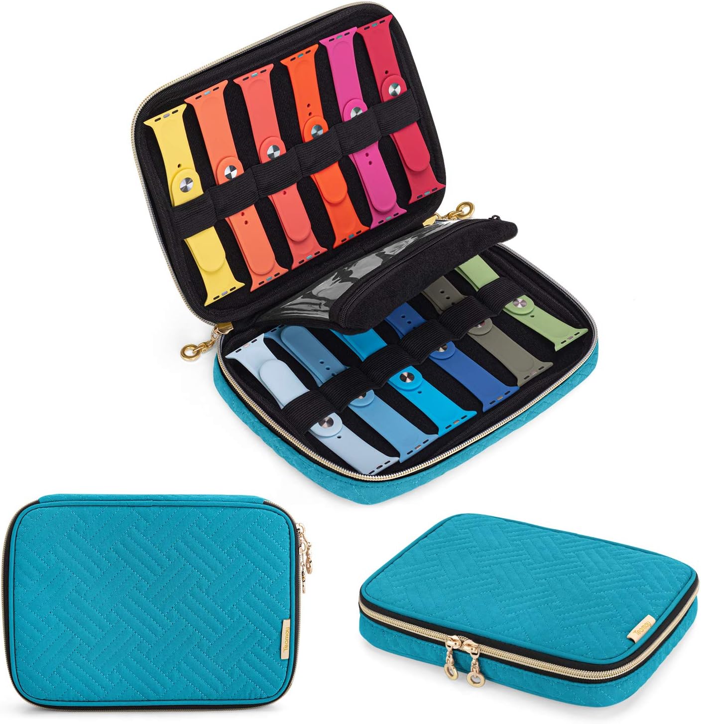 Teamoy Watch Strap Storage Case Holds 12pcs Watch Straps