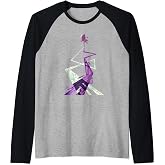 Steven Universe Amethyst and Pearl Fusion Gem Raglan Baseball Tee