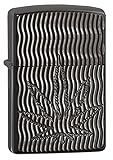 Zippo Black Ice Leaf with Pipe Insert Pocket Lighter