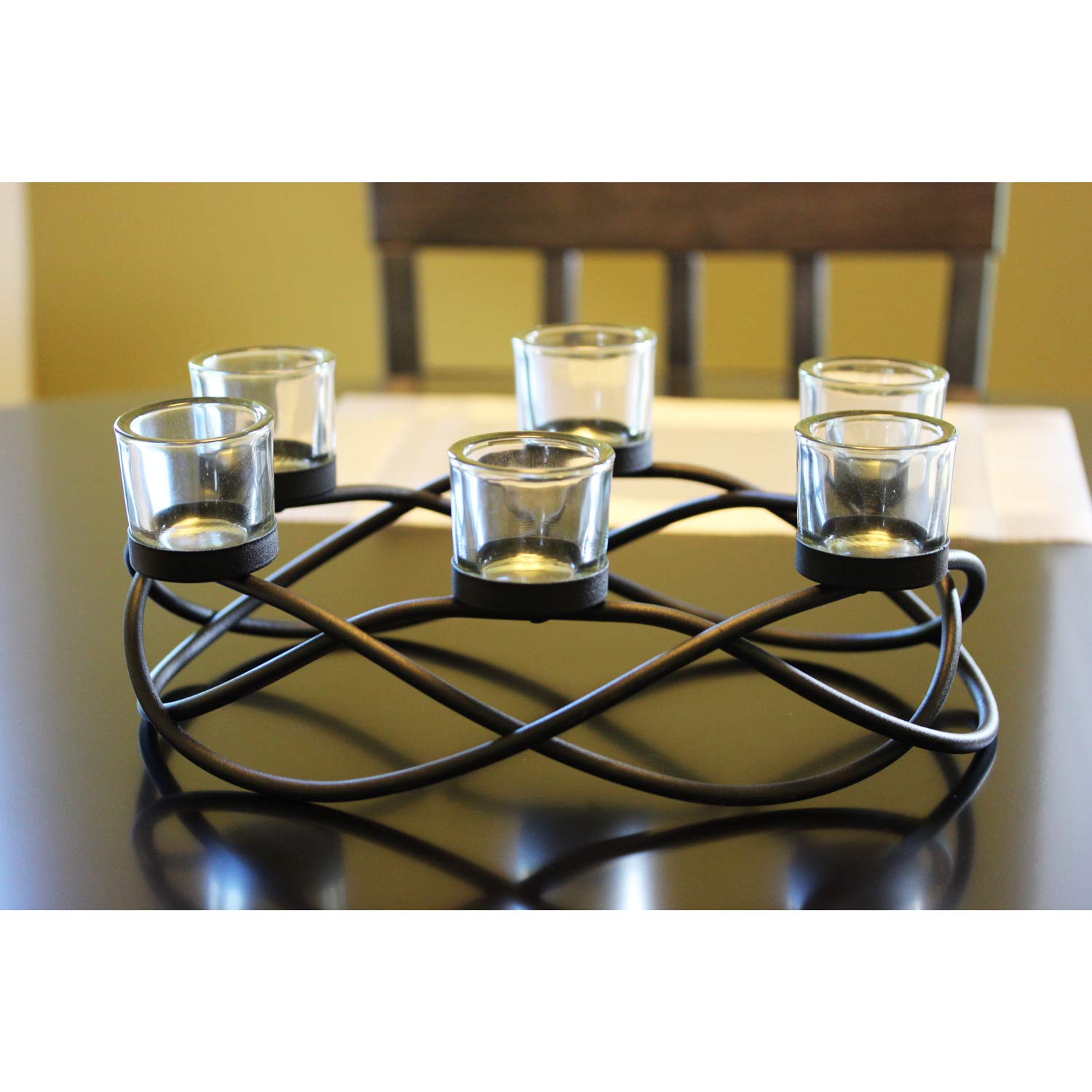 Buy Seraphic Iron Round Table Decor Centerpiece Decorations Candle