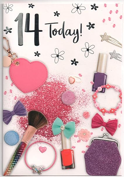 Biglietto Di Auguri Di Compleanno Per 14 Anni 14 Anni Amazon It Cancelleria E Prodotti Per Ufficio