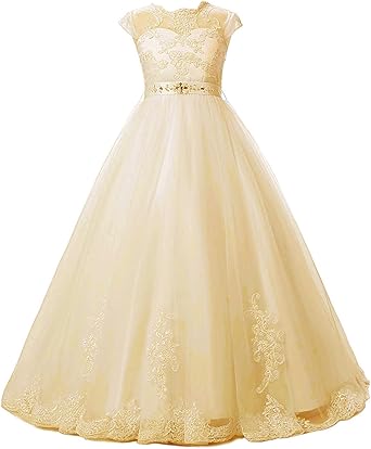 belle flower girl dress