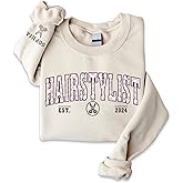 Chillever - Personalized Hair Stylist Shirt, Custom Name Hair Dresser Sweatshirt, Gift for Beauty Professional