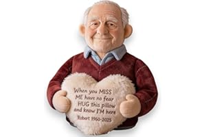 Monosky Custom from Photo - When You Miss Me - Personalized Memorial Faux Fur Shaped Pillow
