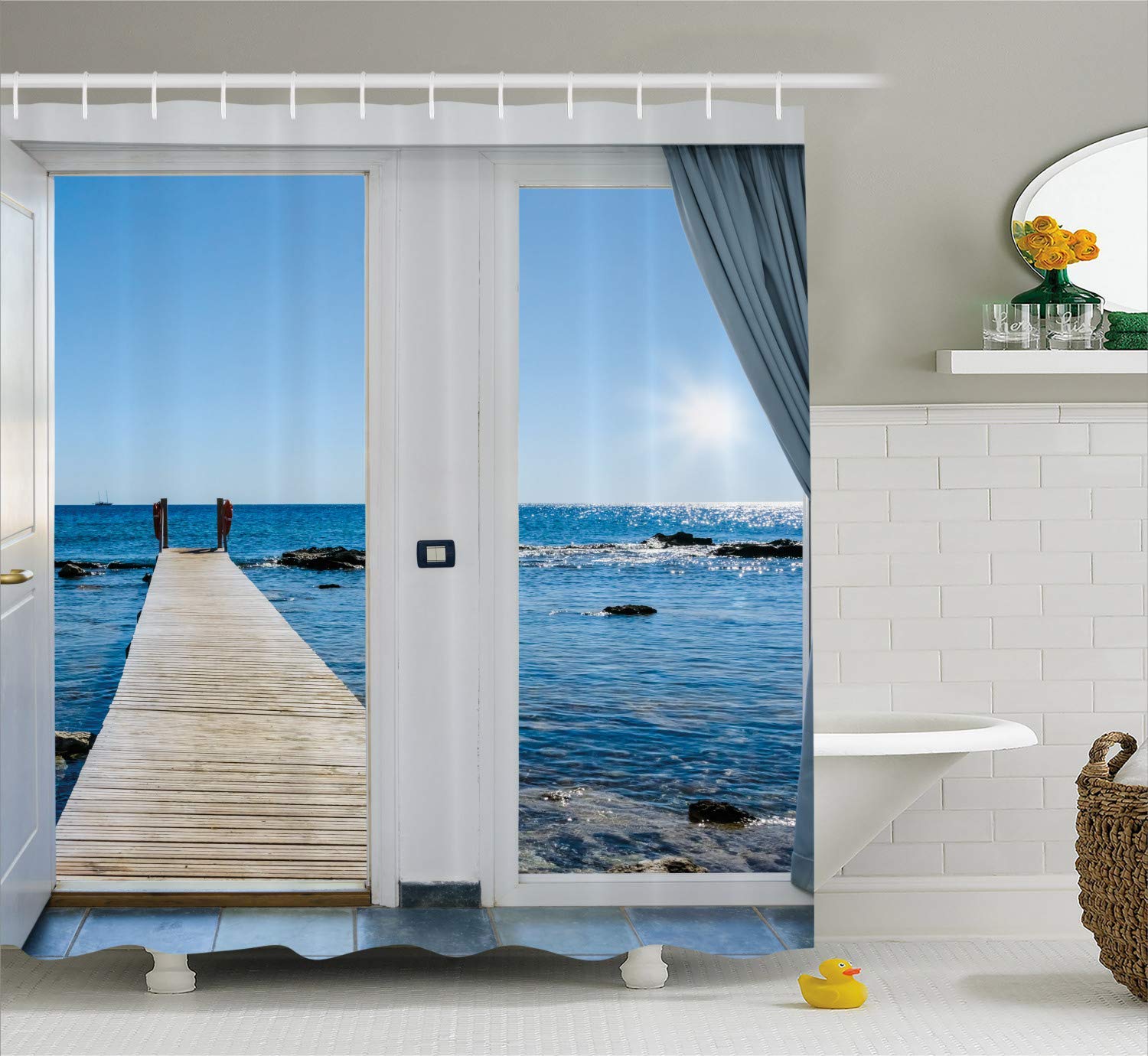 Download Salle de bains sur le theme plage de locean Free