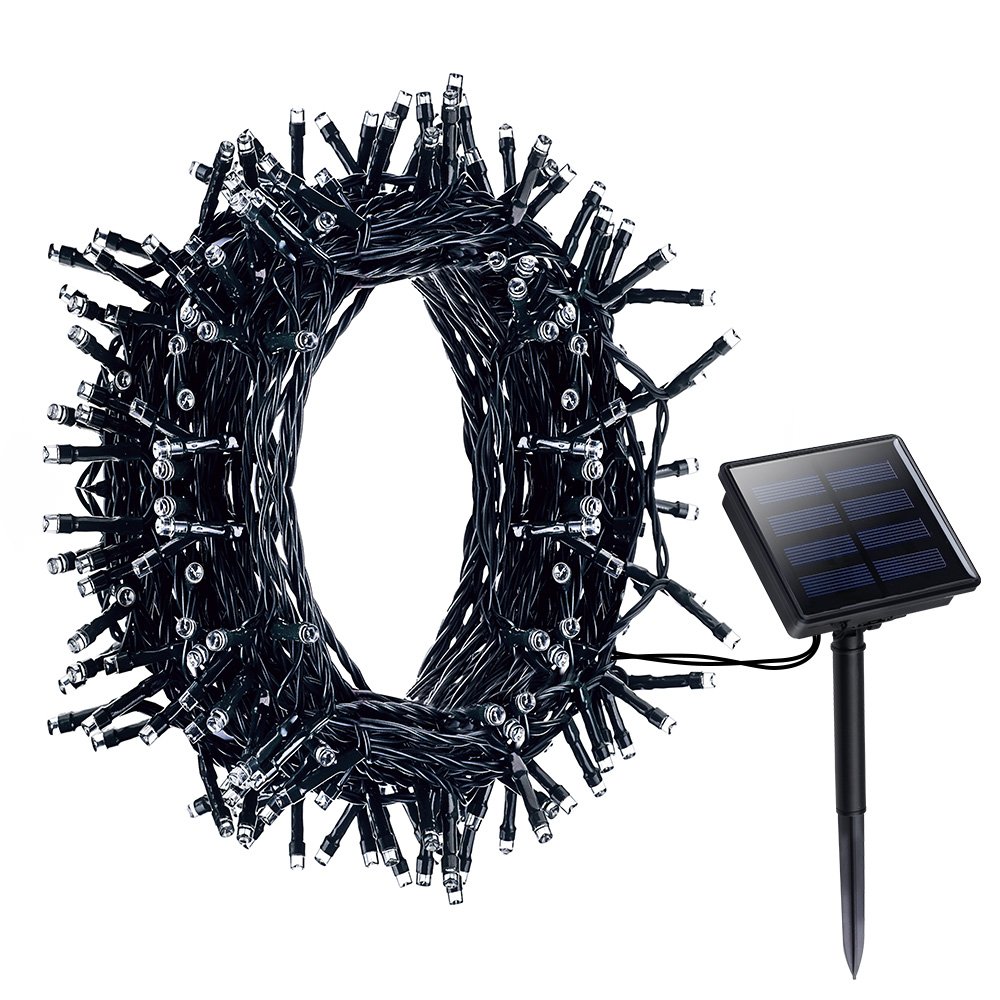 200 LED Solar String Lights, Litom Outdoor Solar Decor Powered Lights