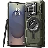 VRS DESIGN Terra Guard Ultimate for Galaxy S25 Ultra Case (2025), Premium Protective Case with Full Camera Lens Protection & Magnetic Wireless Charging and Accessory Compatibility (Green)