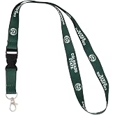 Desert Cactus Colorado State University Rams Lanyard w/Snap Buckle (Green) | Officially Licensed CSU Rams Colorado State Rams Detachable Breakaway ID Badge Car Keys Holder, Team Merch