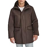DOCKERS mens Faux Shearling Walking Coat