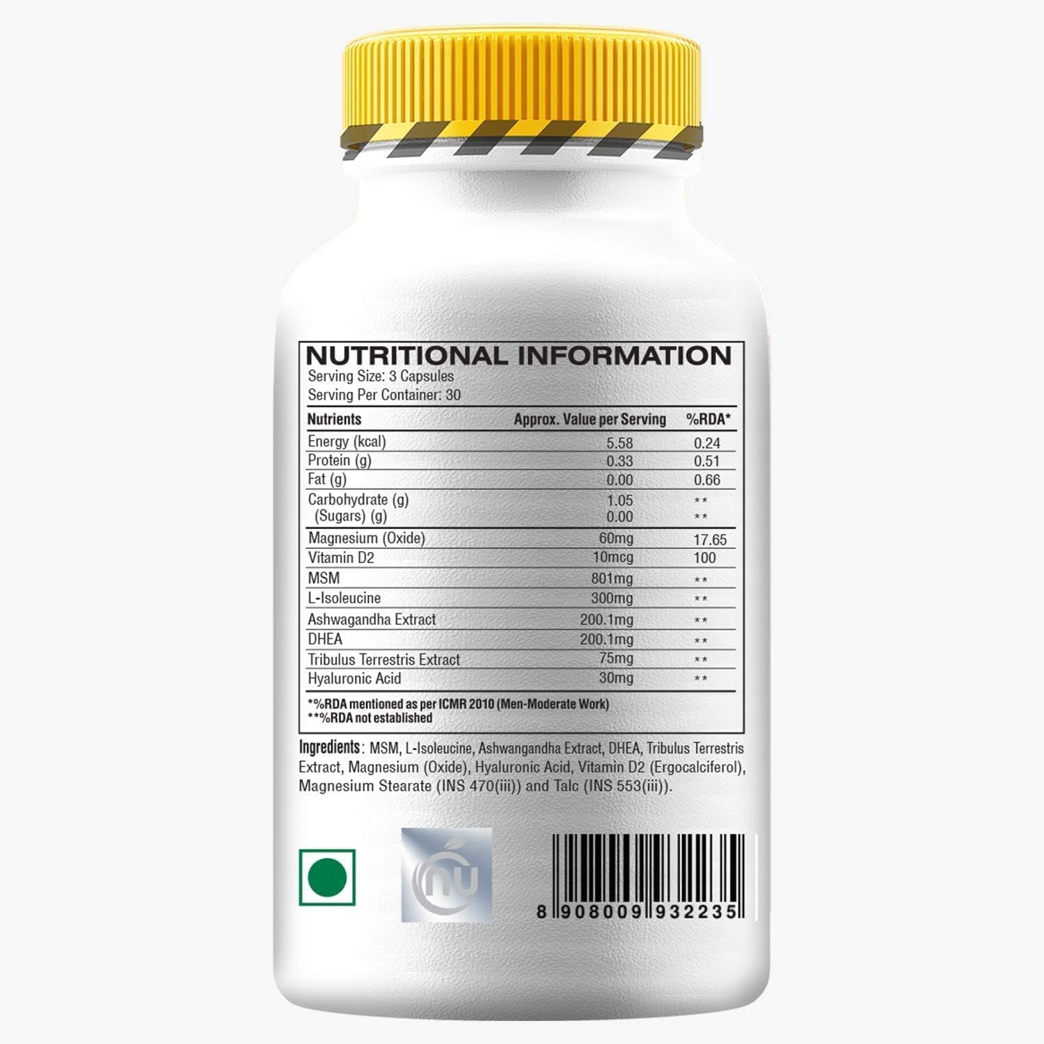 Generic Vitation CrazyBulk D-BAL Muscle Builder Strength Gain Crazy Bulk - 90 Capsule