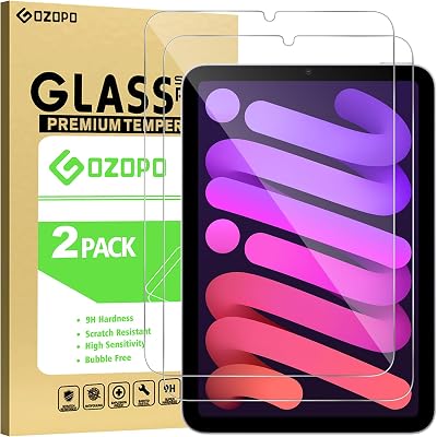 GOZOPO Screen Protector 2 Pack for iPad mini 7th/6th Gen 8.3 inch 9H