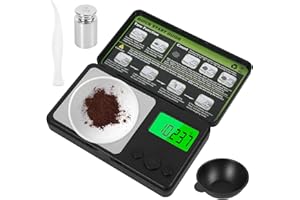 Digital Milligram Scale 50g/0.001g, High Precision ABS Mini Pocket Gram Scale, Adjustable Weighing Unit, Electronic Jewellery