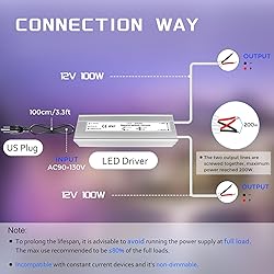 LED Driver 200W 12V LED Power Supply Transformer