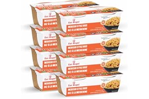 Eat Regal Ready to Eat Microwavable Mexican Style Rice Cups 4.4 Ounce 2 Count (Pack of 8) | Preservative free | Non-GMO | BPA-Free Cups