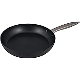 Zyliss Ultimate Pro Nonstick Frying Pan - Hand Anodized Frying Pan with Pour Spout - Non-Stick Stainless Steel Cookware - Scratch-Resistant and Dishwasher-Safe Pan - 9.5 inches