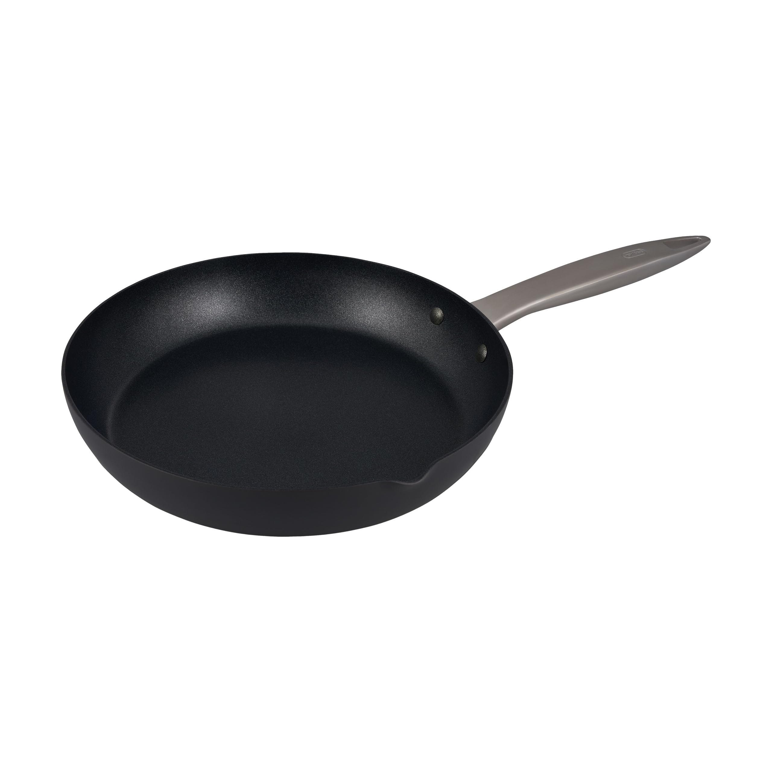 Zyliss E980176 Ultimate Pro Non-Stick Frying Pan with Pouring Lip, 24cm/9.5in, Anodised Aluminium, Black, Alpine Crystals Non-Stick, Suitable for All Hobs Including Induction