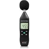 SM-130DB Digital Decibel Meter Reader and Sound Level Meter Type 2 | Calibration Certificate. Measurement Device for Environmental and Mechanical Noise Monitor - Manufacturing, Office, Classroom