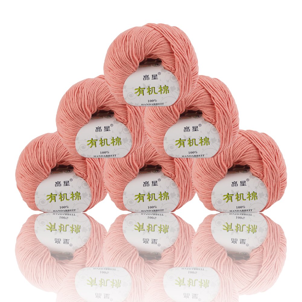 Soft Baby Cotton Yarn Natural Healthy Warm Worsted Yarn for
