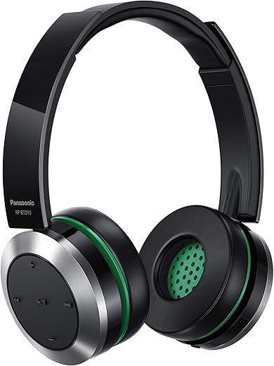 Panasonic RP-BTD10E-K Cuffie Bluetooth, Circumaurali, 18-20000 Hz, 50 MW, 32 Ω, 4 cm