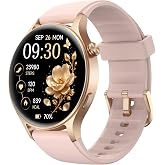 Fitpolo Smart Watch for Women, 1.32&rdquo; AMOLED Stainless Steel Fitness Tracker | Make &amp; Answer Calls, Heart Rate &amp; SpO2 Monitoring,Sleep &amp; Activity Tracking, 3ATM Waterproof, iPhone &amp; Android Compatible