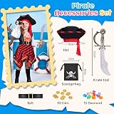 MELAND Girls Pirate Costume Light Up Dress Set 3-10 Years view 2