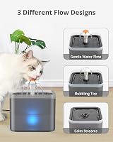 NICREW Cat Water Fountain 2L with LED Nightlight 5 Filters USB Pump view 3