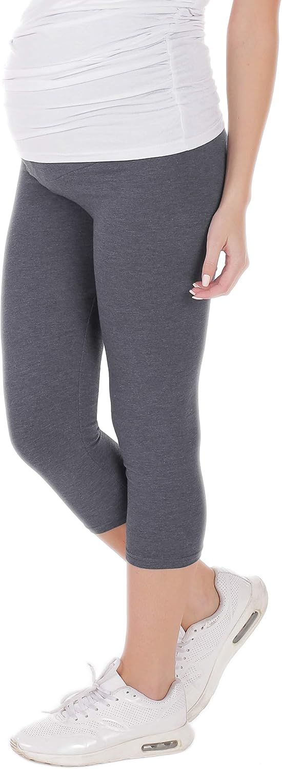 Leggings BeLady Leggins Premaman Donna ¾ Corti Per Gravidanza Cotone Molti  Colori Tutte Le Taglie Abbigliamento mygadget.my