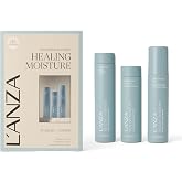 L'ANZA Healing Moisture Hair Kit - Shampoo, Conditioner &amp; Mist | Hydrating Hair Set, Hair Mist Spray, Shampoo &amp; Conditioner Set, Hydrates, Deep Hydration, Softens, Anti-Frizz, Anti-Humidity