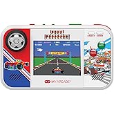 My Arcade Pole Position Pocket Player Max, Arcades, Retro Game Console with Real Racing Controls, 2 Classic Games, Includes Case