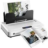MAKEASY Thermal Binding Machine 500 Sheets Capacity with 10PCS Binding Covers, Digital Touch Panel, Air Cooling, Electric Thermal Binder for A4//A5/Letter Size Documents