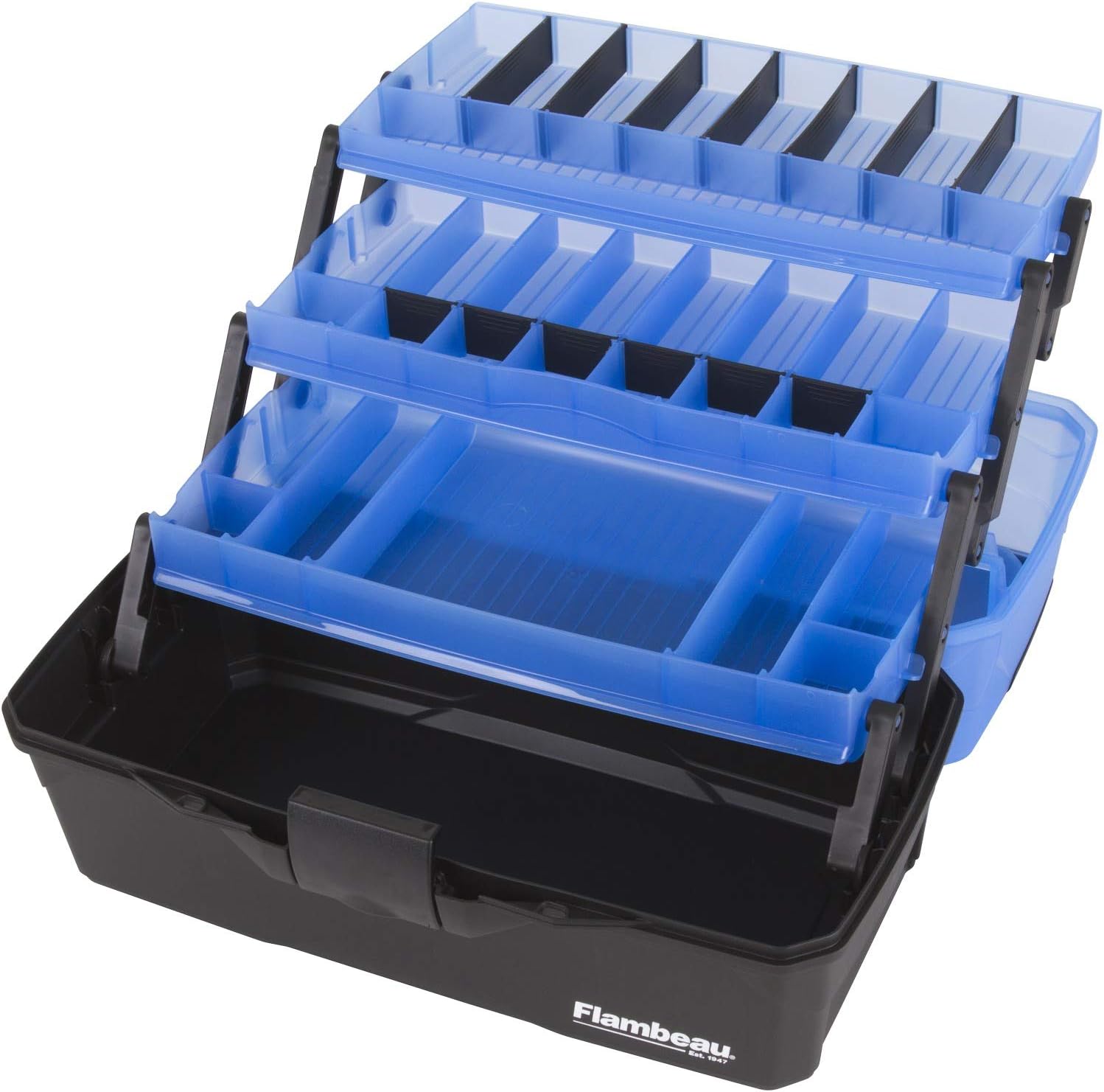 Flambeau Outdoors 3 Tray - Frost Blue/Black : Sports & Outdoors