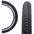 WEEROCK 20 Inch Kid Bike Tire Girls Boys Bicycle Tires 2 Pack Colorful Tires with Inner Tubes Foldable Replacement Tyres for 20" Kid Child Bike BMX MTB, Multi-Colour