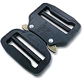 TXZWJZ Metal Buckle Dual Adjustable Tactical Belt Buckle,1.5inch(38mm) Heavy Duty Belt Buckle